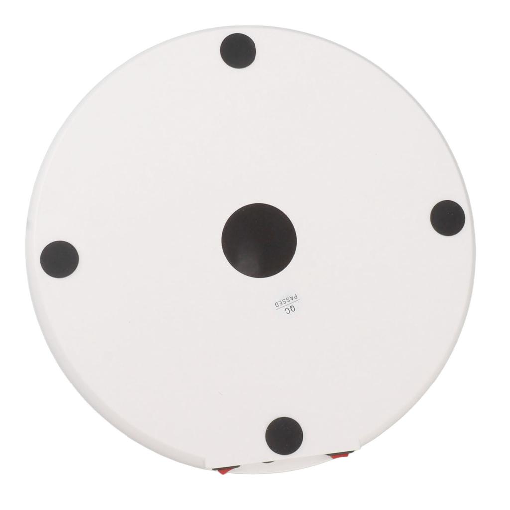 Electric Rotating Display Table LED Light 25cm Noiseless 20kg Load Capacity Turntable Display Stand for Jewelry