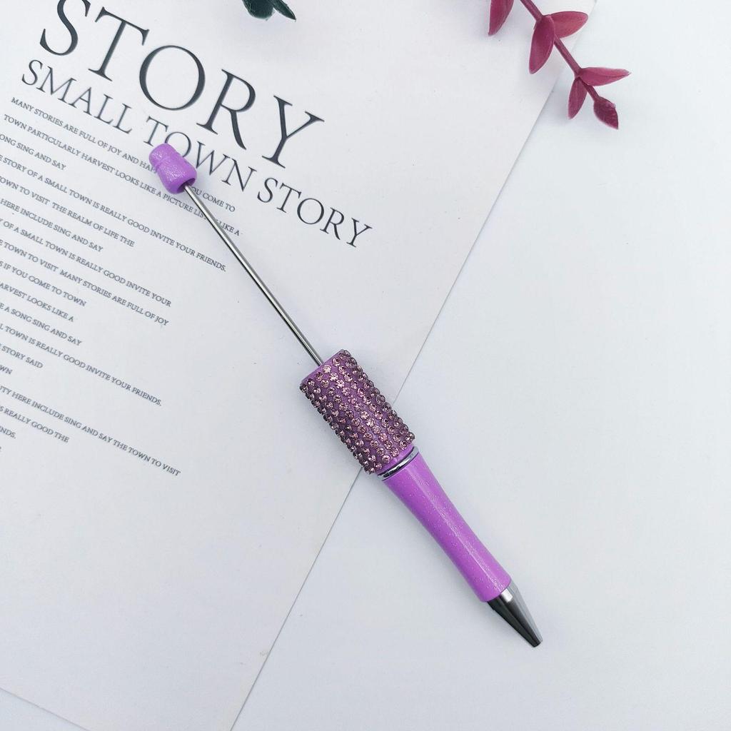 Rhinestone Beaded Pen: No Fade, Original Color, Noble Diamond, Handmade, Cute Particles
