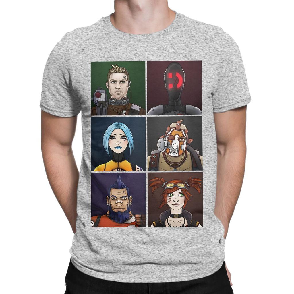 bBorderlands Hunters Funny 100 Cotton TShirt bBorderlands Tees Tops For Unisex