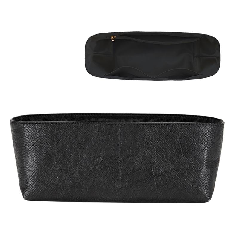 

EverToner Dupont Paper Purse Organizer Insert for Go-yard SAINT LOUIS Mini GM PM Tote Inside Storage Bag Insert Inner Makeup Bag MINI чорний