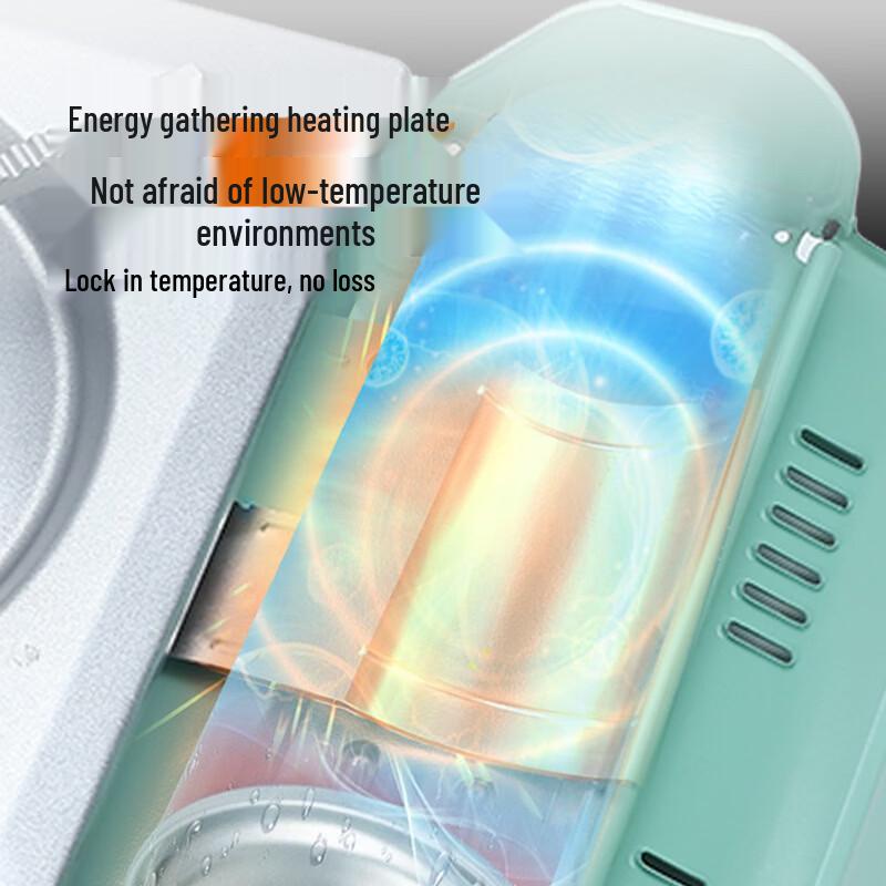 Oeny Portable Ultra-Thin Cassette Gas Stove with Windshield