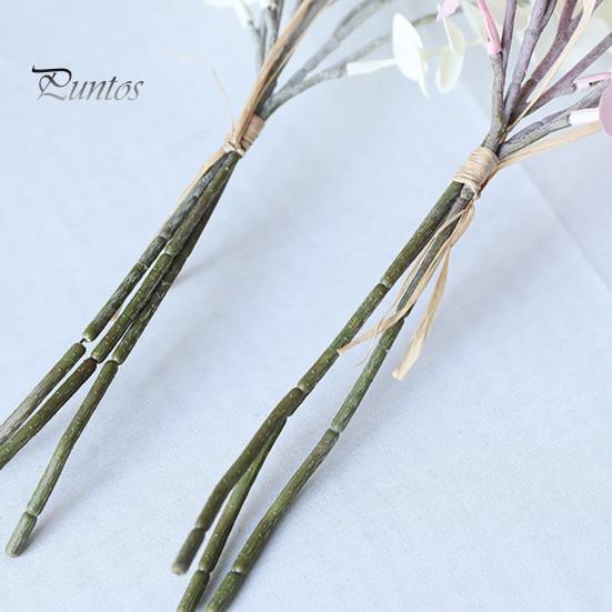 15.7" Faux Eucalyptus Leaves Stems Artificial Eucalyptus Leaves Branches Colored Simulated Fake Leaves for Home Party Wedding Decor