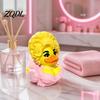 Small Desktop Accessories Cute Duck Figurine, Memorial for Music Lovers, Whimsical Room Novelty Collectible Statue Car Decor Birthday Presents Her