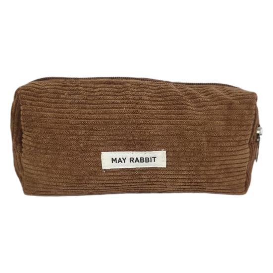 Federmäppchen, große Kapazität, Cord, Bleistifttasche, Mehrzweck-Schreibwarentasche, Reißverschlussleiste, Make-up