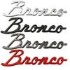 WBTI6 For Ford Bronco 2020 2021 2022 2023 Metal Fender Side Letter Badge Window Body Emblem Sticker Decoration Trim Accessory