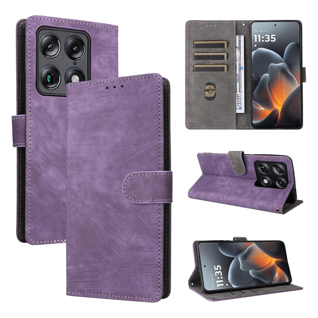 Flip Cover Compatible for Motorola Signature PU Leather Phone Case Full-Body Protection with [RFID Blocking]