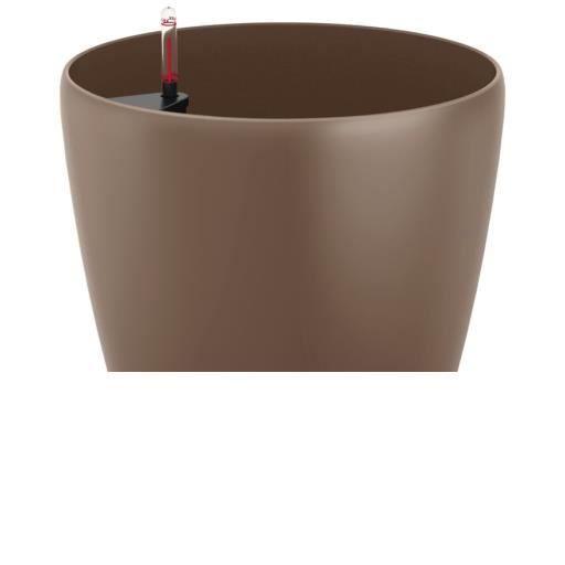 Jardinière - lechuza - classico color 35 - blanc - avec réserve d'eau - plastique