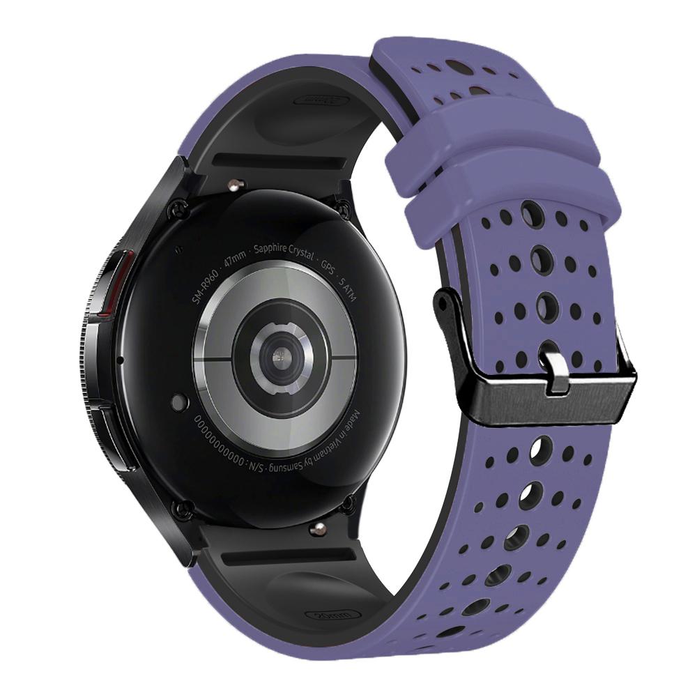 No-gap silicone strap for Samsung Galaxy Watch FE 7 6 44mm 40mm/6 Classic 47mm 43mm Breathable Band for Watch Pro 45mm 4 Classic