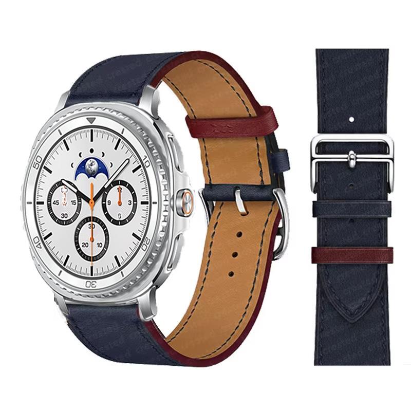 Band for Samsung Galaxy Watch 8/8 Classic/Ultra 2026 47mm 44mm 40mm 46mm Leather Wrist Belt Correa Bracelet Galaxy watch 8 Strap