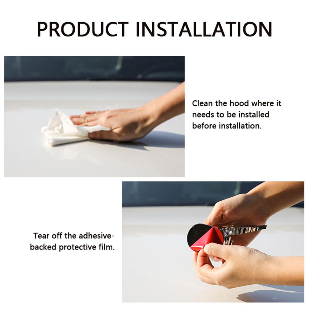 3D Flying Eagle Emblem Car Logo Front Hood Ornament Badge Accessories Car Stickers Eagle Decoratiion Car Badge Stickers G7I4