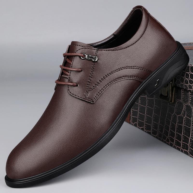 

Модные мужские кроссовки Натуральная кожа Мужские оксфорды Формальная обувь для платья Модная мужская повседневная обувь Свадебная вечеринка Деловая обувь 45 коричневый