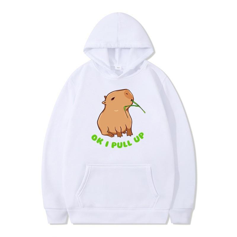 Autumn and winter animation funny hoodie men's and women's sweater hooded and velvet one piece