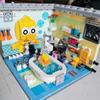LOZ 1904 Stadtarchitektur Haus Ecke Duschraum Ente Tier Blume DIY Mini Blöcke Ziegel Gebäude Spielzeug keine Box