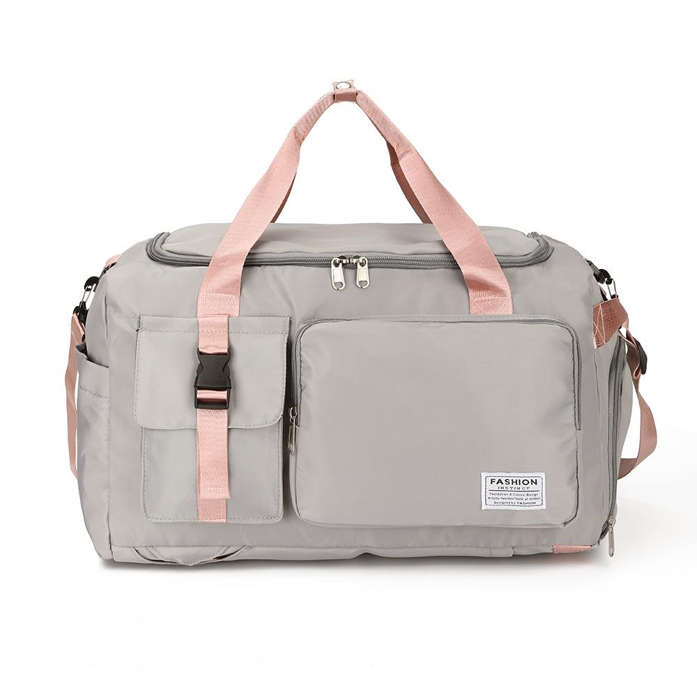 Multifunctional Large-capacity Hand Luggage Bag Outdoor Wet and Dry Sports Can Be Used To Tie The Lever with Shoe Compartment Gym Bag