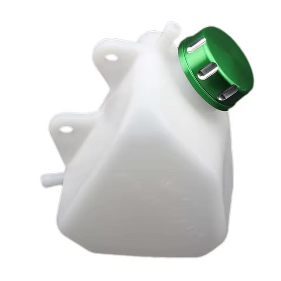 ATV UTV Motorcycle Accessory Coolant Reservoir Tank with Lid For Kawasaki KLX250 1994-2007 Radiator Water Bottle Motocross Parts