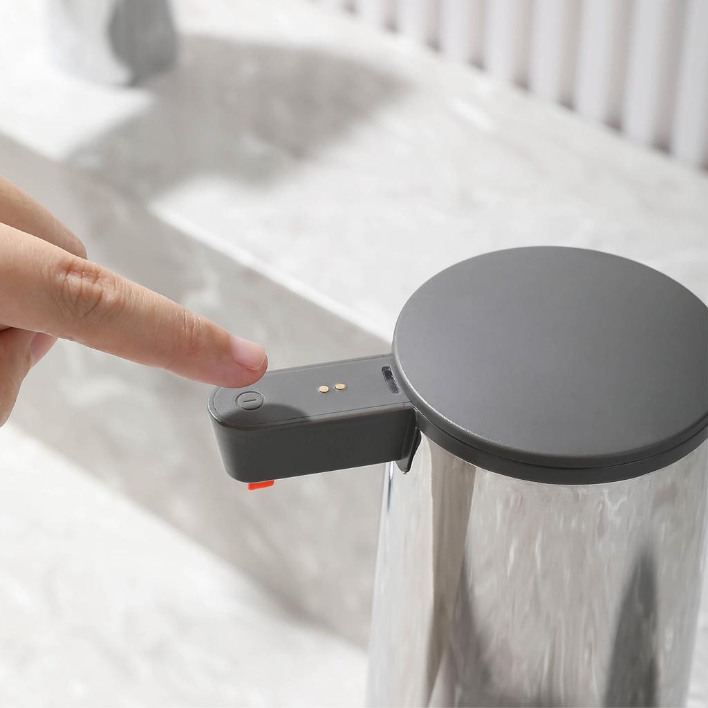Soap Dispensers Automatic Soap Dispenser Liquid Soap Dispensers Silver Automatic Soap Dispenser Soap Dispenser for Kitchen Sink