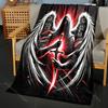 Multi-size Dark Angel with Sword. Pattern Blanket Flannel Material Soft Warm for All Seasons, Home Outdoor Camping Picnics RV