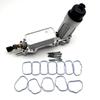 OE:68105583AF 68105583AA Aluminium Motorölfiltergehäuse Kühlersatz für Jeep Grand Cherokee Dodge Charger Journey Ram 3.6L V6