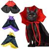 Halloween Kitten Cape Pet Cat Clothes Magic Cloak Pet Dog Cloak Cloak Kitten Creative Halloween Pet Accessory D2F4