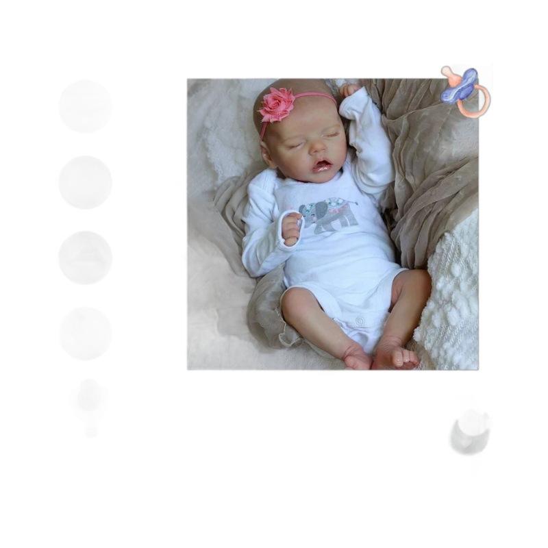 18-inch TWINA Simulation Baby Rebirth Doll Cross-border E-commerce Supply Hand-painted Venous Blood Visible