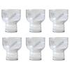 Takumibifu Dinner Luxe Select 6-Piece Set Kiriko Sake Cup (Sakazuki) Bamboo Kiriko dia.56xH65mm 70ml Gl