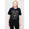 Guns N Roses Unisex Adult Top Hat, Skull & Pistols Las Vegas T-Shirt