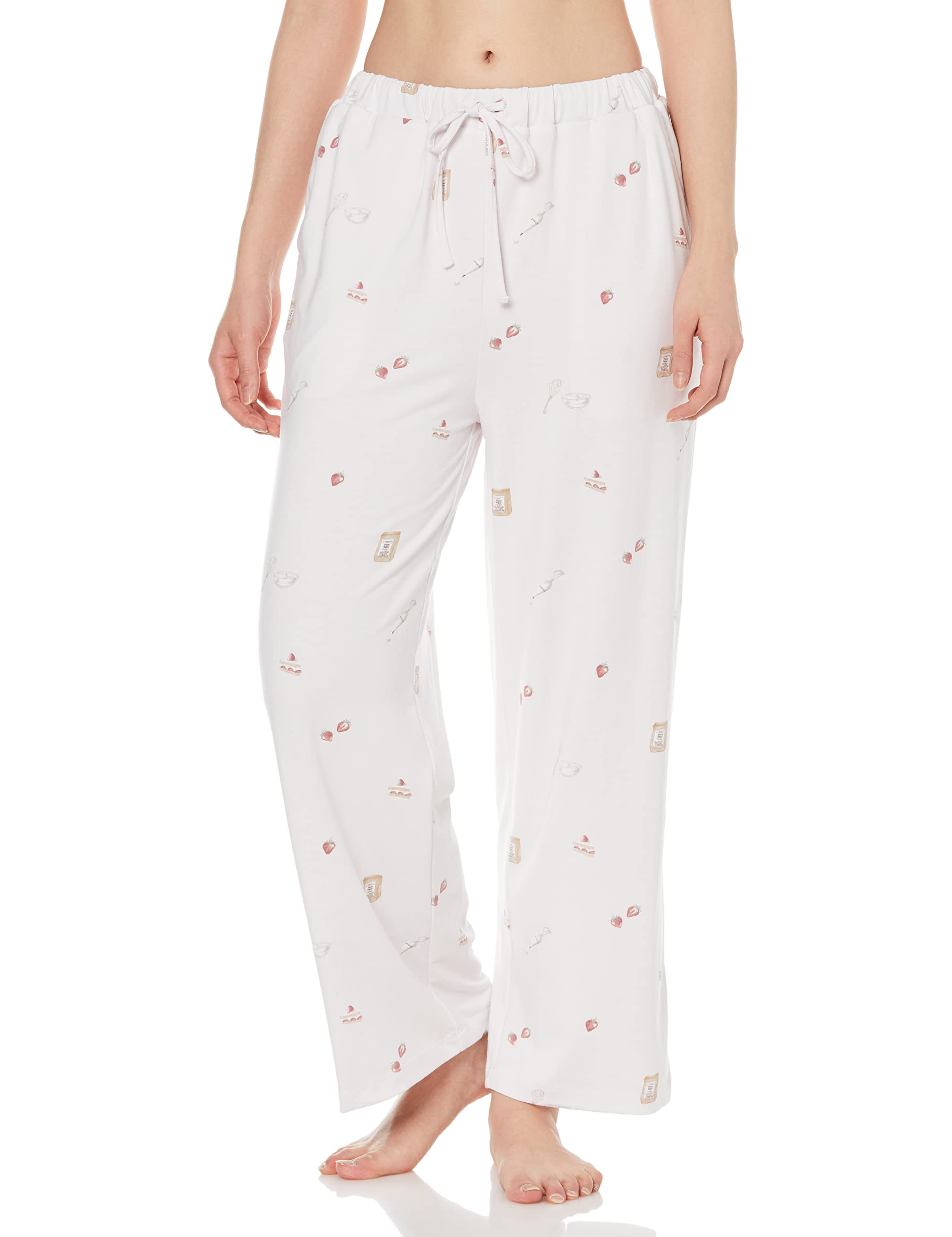 

Cooking sweets pattern long pants PWCP221205 PNK F [Gelato Pique] Women s розовый