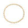 [Bnbgold] 14K/18K Simple Cutting Octagonal Ball Ten-Cone Chain Ring 1Mm Irr37421