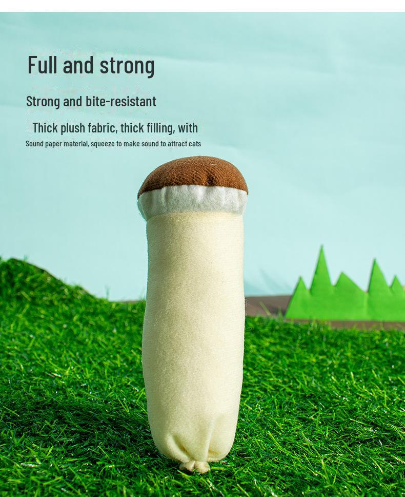 Catnip Plush Finger Toys with Rattle Paper - Pet Educational Chew Toys