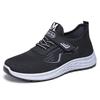 Shoes men's sneakers men's shoes mesh breathable non-smelly feet sneakers large size Velcro dad shoes