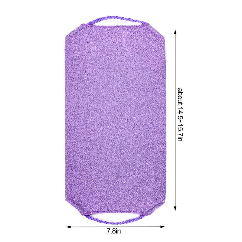 Tretchable Body Clean Exfoliant Gâtul Spate Scrubber Duș Pânză de baie Instrument Lavetă