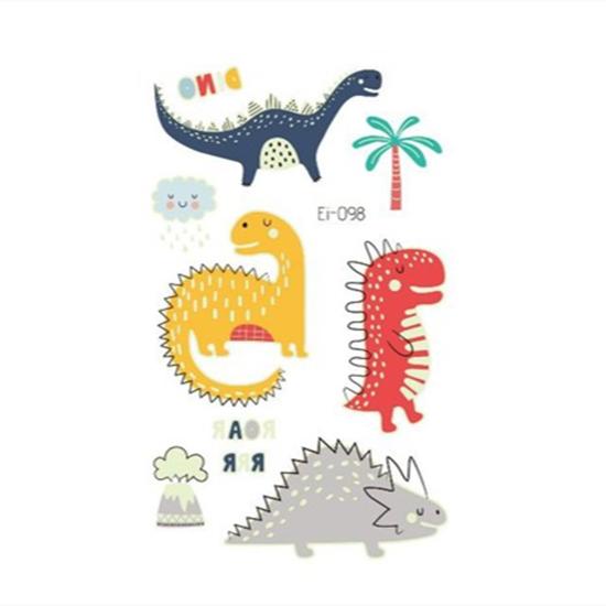 Luminous Tattoo Stickers Temporary Fake Tattoos Kid Glow Paste On Face Arm Leg for Children Body Art Mermaid Dinosaur Sticke