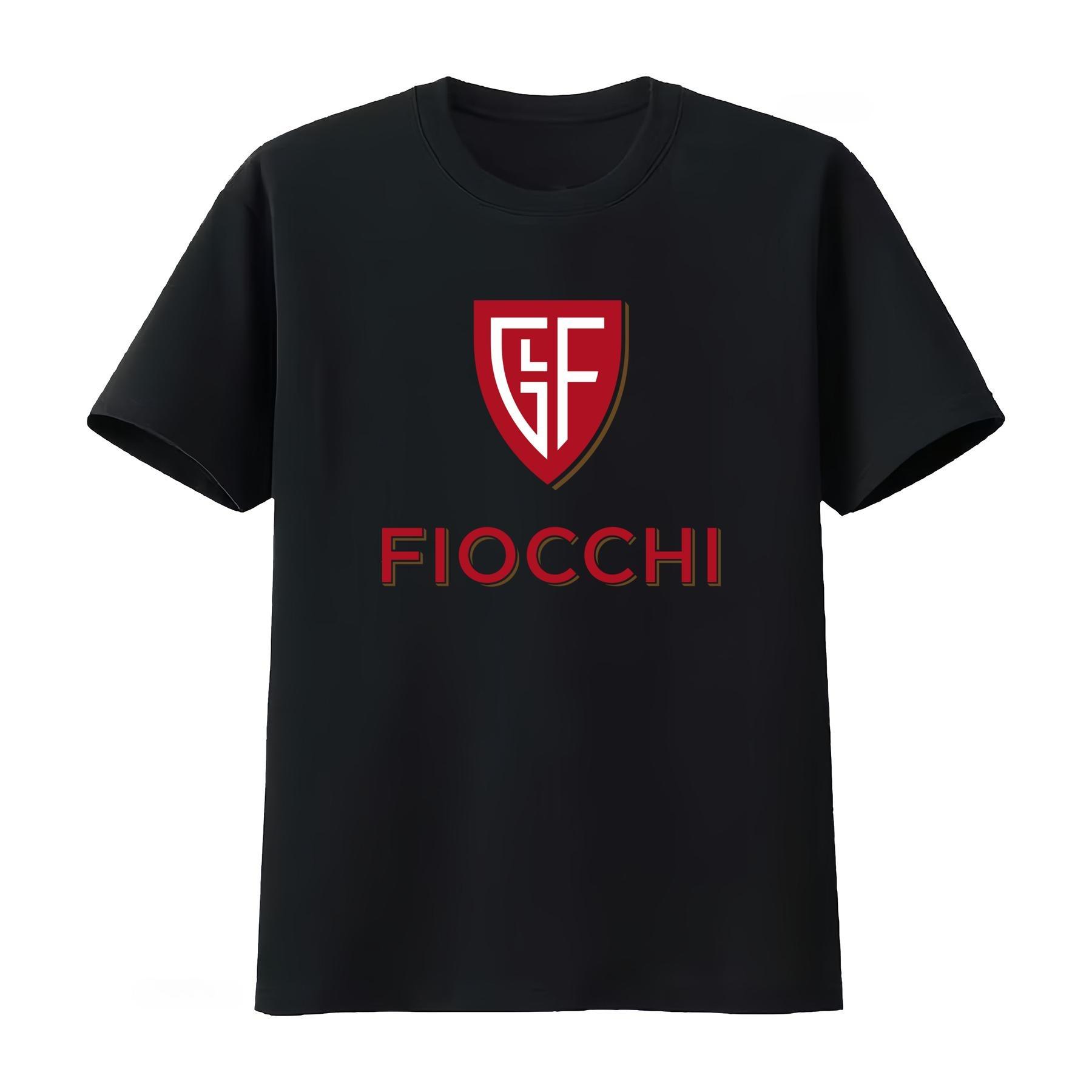 Fiocchi Unisexs White T Shirt with Rifles Guns Firearms Shield Print Casual Unisexs Clothing Womens Clothing 2026 Summer T Shirt S