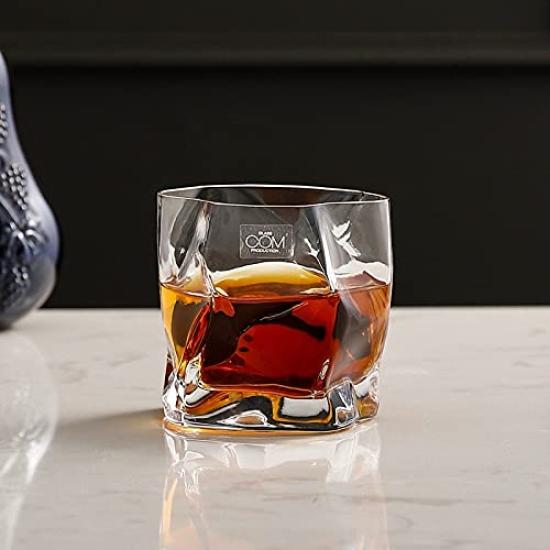 Makoto Komatsu Kimura Glass Tumbler COM Series Crumple Old Fashioned In Wedding Gift Beer Japanese Sake Whiskey Respect for the Aged Day Retirement