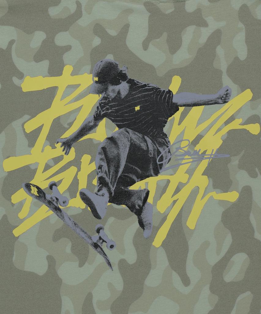 BROWNBREATH Break Camo Tee - Light Khaki