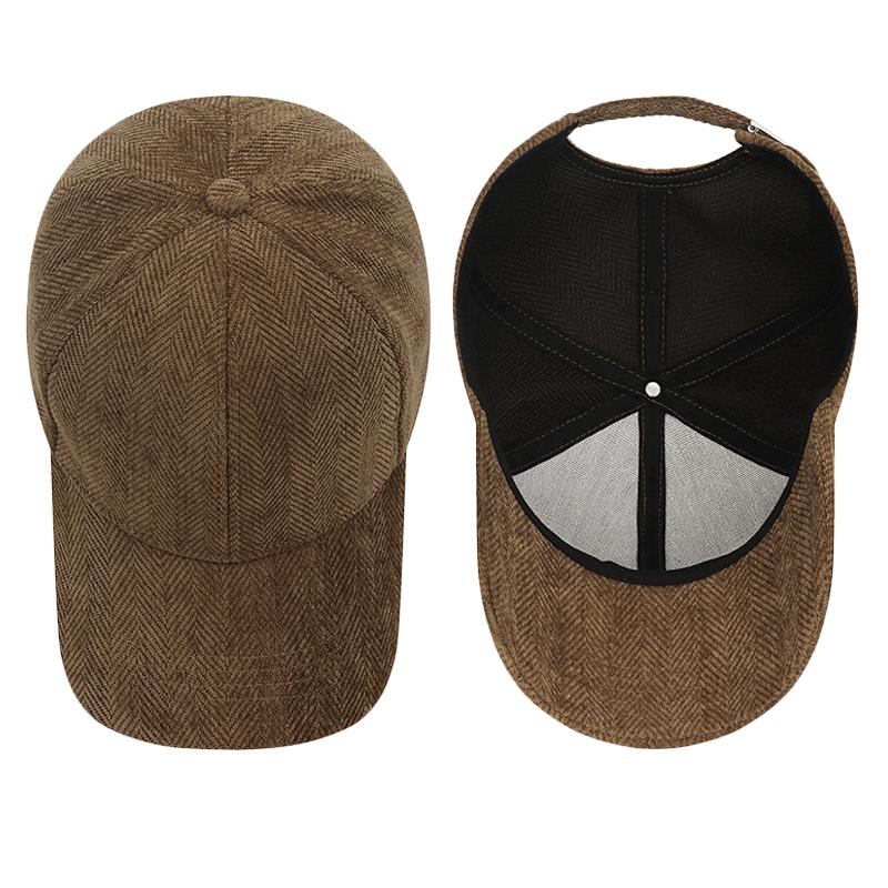 Spring Autumn Winter Solid Color Baseball Cap Couple Hat