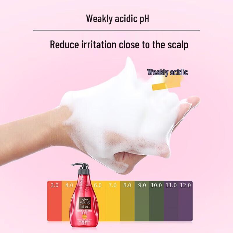 Seeyoung Sapindus Oil Control & Rose Essential Oil Shampoo