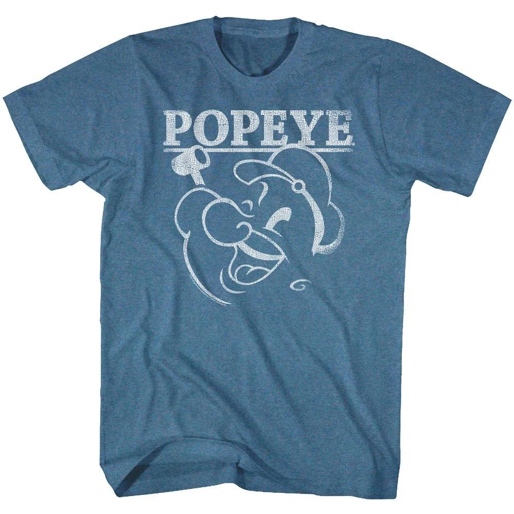Popeye Indigo Heather Comics Shirt 150