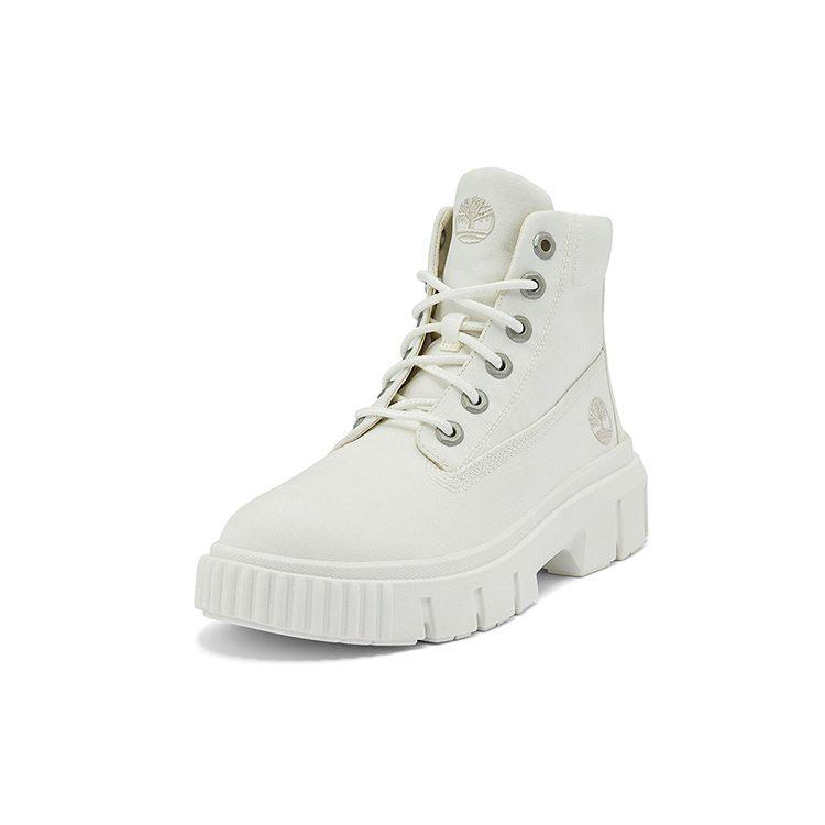 Timberland Greyfield Canvas Boot 'White' Women's TB0A2JFQL77