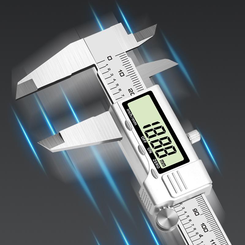 Electronic Vernier Caliper 0-150/200/300mm Digital Vernier Calipers Micrometer Steel Vernier Caliper Messschieber Paquimetro