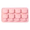 Creative Cute Cat Silicone Summer Ice Block Mold Cartoon Diy Chocolate Biscuit Mold Baking Tool Homemade  Drip Mould Gift