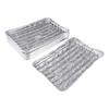 40pieces Aluminum Foil For Outdoor Cooking Disposable Aluminum Foil Barbecue Grilling Trays Safe
