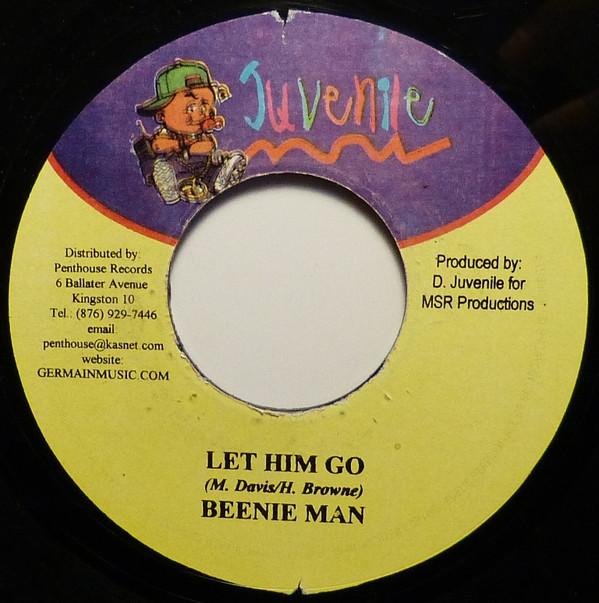 

7inch Record BEENIE MAN - Let Him Go none Juvenile Jamaica Reggae, Ska & Dub Used