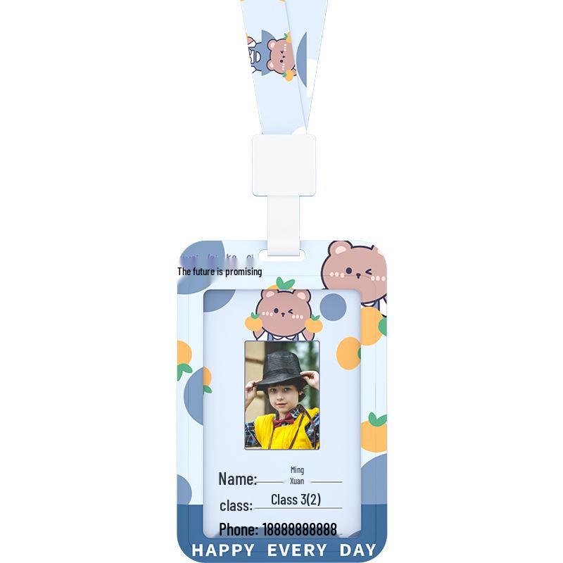 Creative School Badge & Card Holder with Lanyard for Students