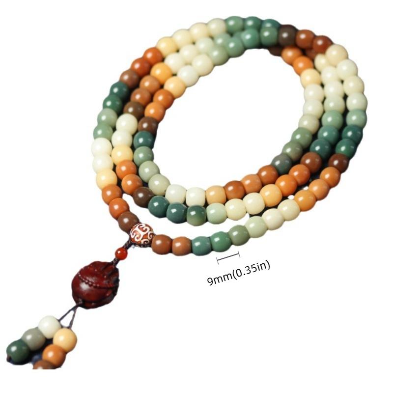 Tassel Rosary Beads Bracelets Jewelry Beaded Handheld Necklace Retro Prayer Beads Necklace  Gifts