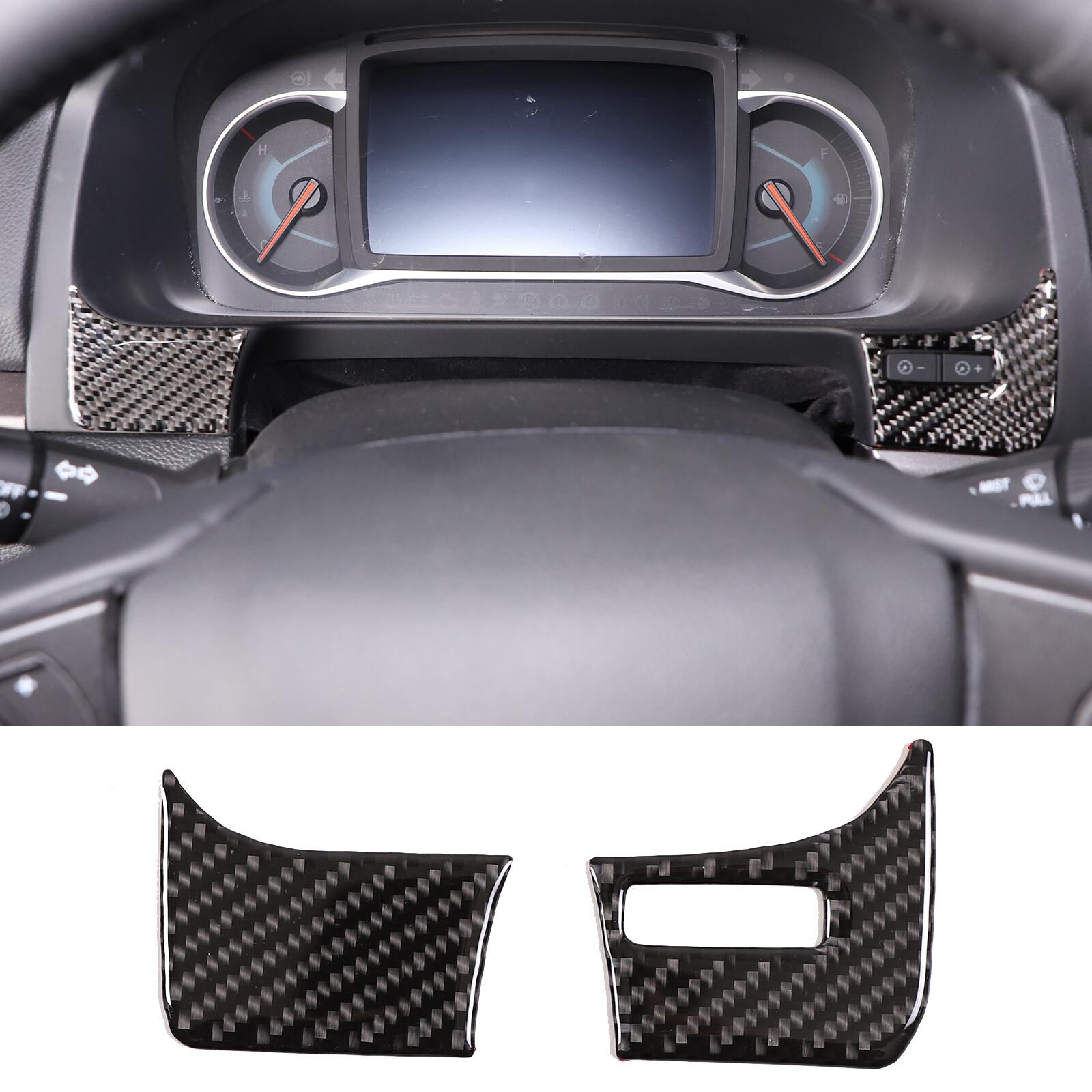 Carbon Fiber Dashboard Side Trim Sticker For Honda Pilot 2016-