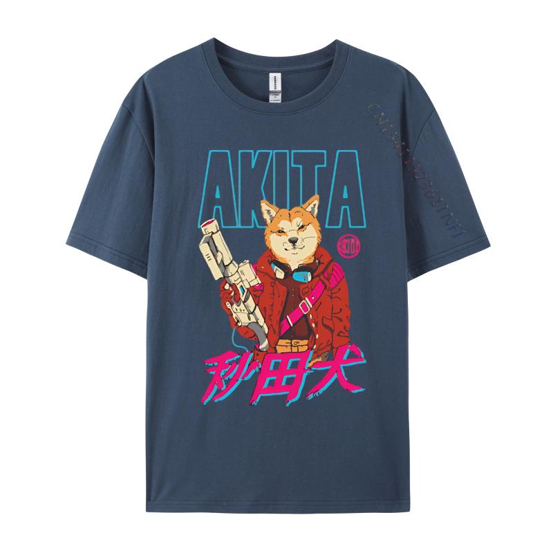 Adult Latest Printing Tops  Tees Cotton Top Tshirts Akita Neo Tokyo Tshirt Vintage Tshirt Brand T Shirt