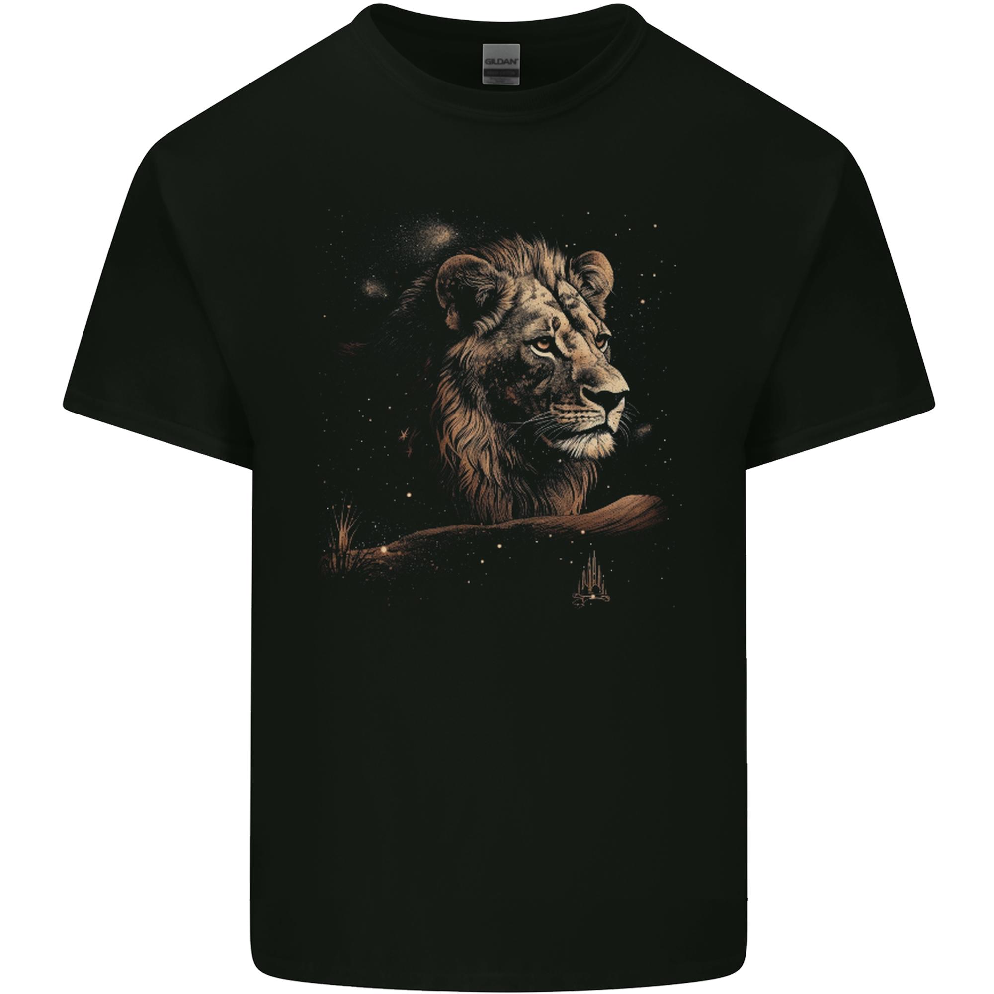 A Pensive Lion in the Desert Unisexs Light Cotton TShirt S