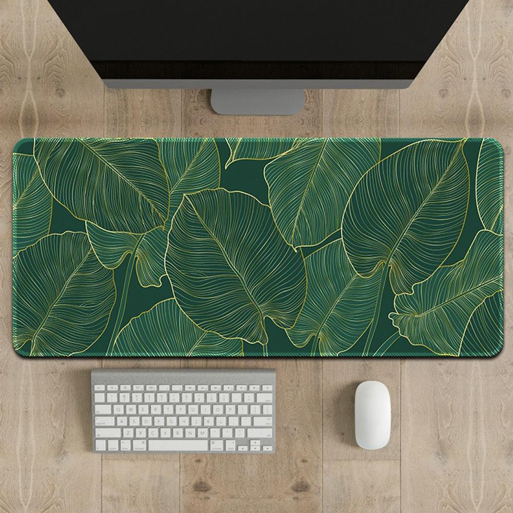 300 x 800 x 2mm Stitched Edge Mouse Pad Computer Desktop Rubber Mouse Mat Creative Pattern for Home/Office C