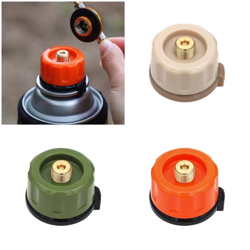 Quickly Connect Gas Canister Adapter For Outdoor Stove Leak Proof Universals High Pressures Gas Adapter